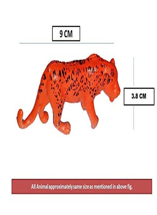 Mallexo مجسمات حيوانات الغابة الواقعية من ماليكسو، ألعاب حيوانات السفاري للأطفال، زينة كعكة مطاطية، مجموعة حيوانات برية أفريقية، لوازم حفلات للأطفال، هدايا أعياد ميلاد، مجموعة حيوانات مزرعة الغابة 12 قطعة - Image 2